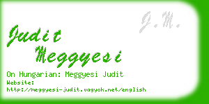 judit meggyesi business card